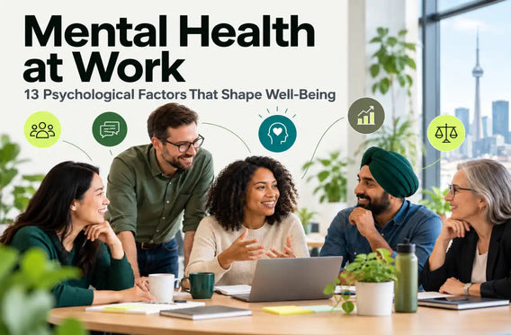13 psychosocial factors affecting mental health in Canadian workplaces.