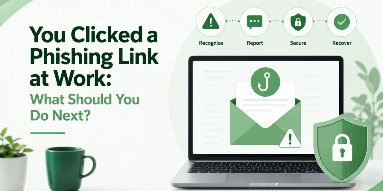 Clicked a Phishing Link at Work: What Should You Do Next?