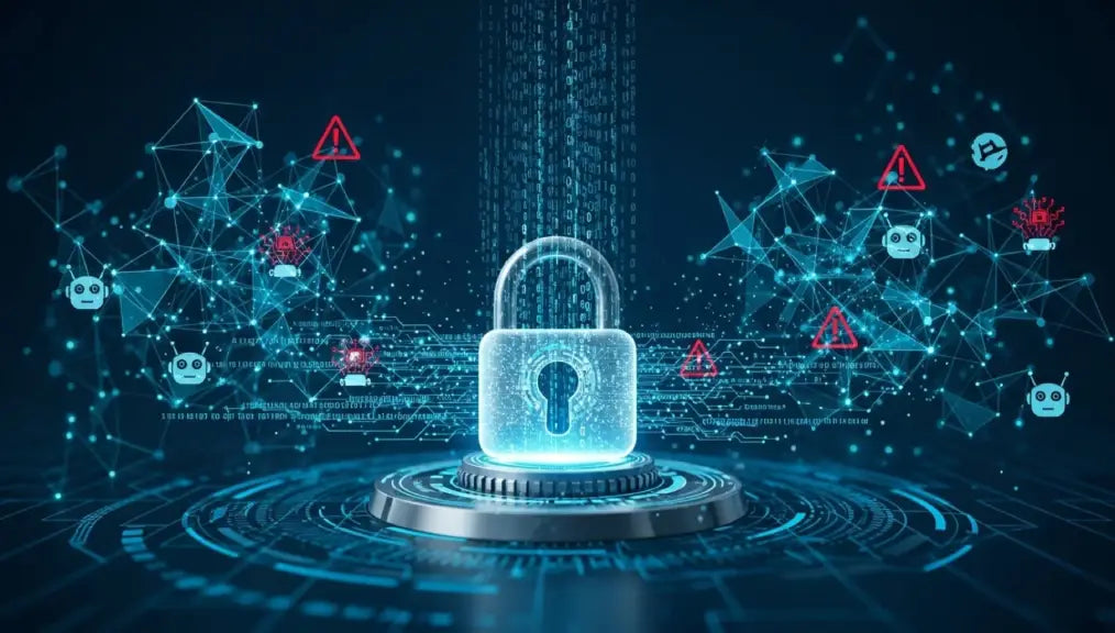 Cybersecurity Fundamentals AI Threats online course cover showing Canadian professionals defending against phishing, ransomware and AI-enabled cyber attacks.